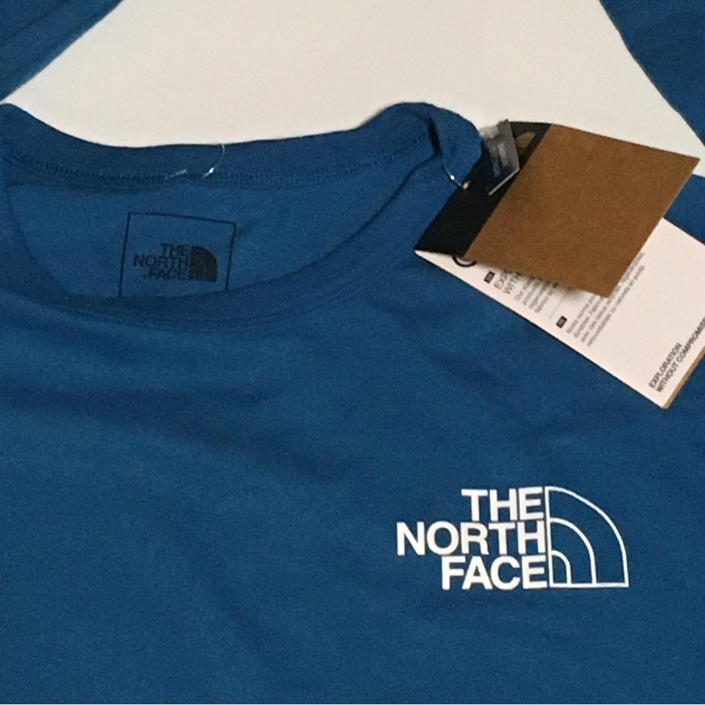 The North Face Long-Sleeve (L/S) Trail Tee T-Shirt Mens Sz L 50/50 Blue NEW NWT - Picture 3 of 8